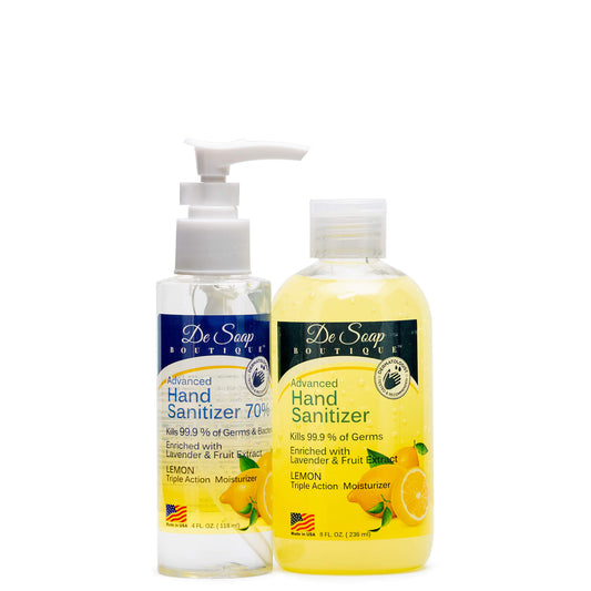 Lemon Hand Sanitizer Kit